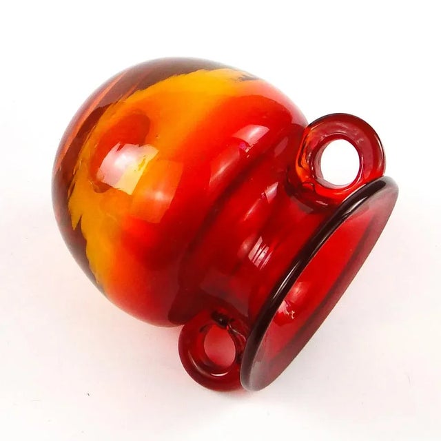 Vase by J. Słuczan-Orkusz for Cracow Institute for Glassworks, Poland, 1970s For Sale - Image 6 of 12