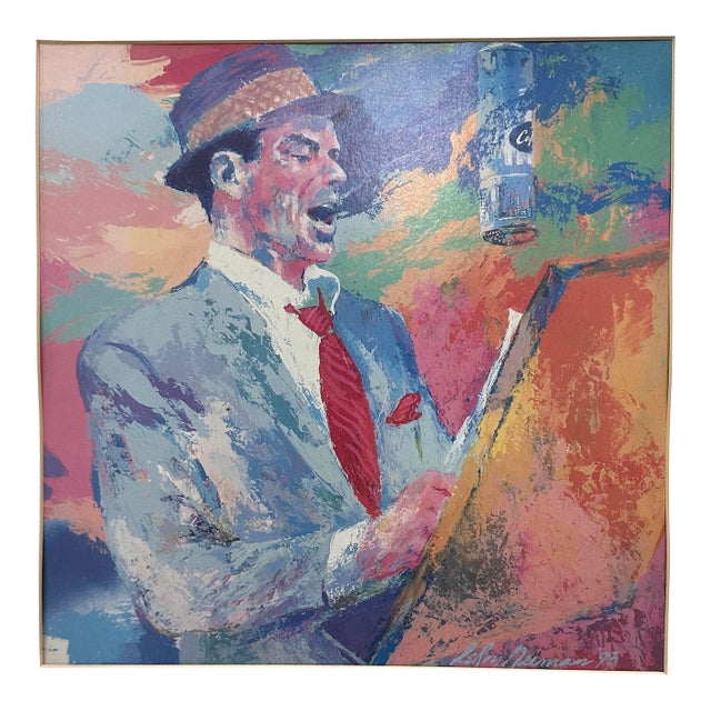1993 LeRoy Neiman Album Cover Print With Hand-Signed Autograph & Coa, Framed For Sale