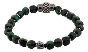 Green Tiger's Eye Buddha Bracelet