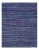 Modern Pasargad Blue Sari-Silk Modern Flat Weave Runner 2'4'' X 10 For Sale - Image 3 of 4