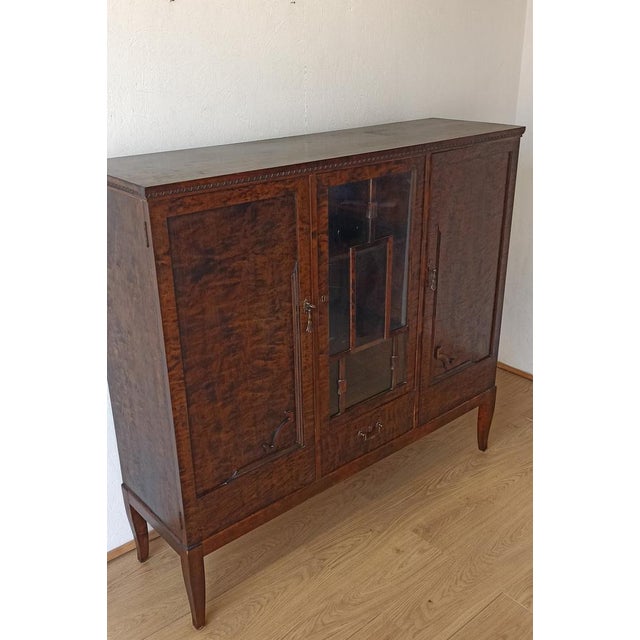 Brown Vintage Swedish Buffet, 1950s For Sale - Image 8 of 18