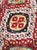 Red Genuine Hand-Knotted Ikat Rug. 8'x 10'3" For Sale - Image 8 of 17