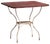 Antique Red Garden Table, 1920s For Sale