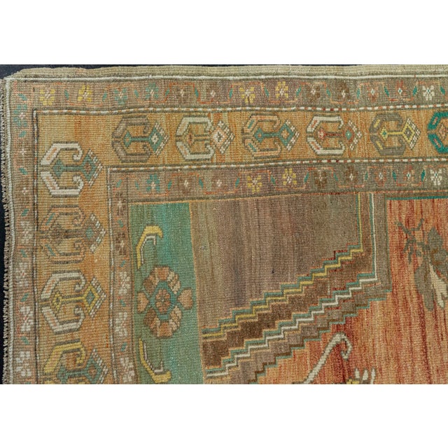 Turkish Vintage Runner Rug 4'5" x 8'4" For Sale - Image 4 of 4