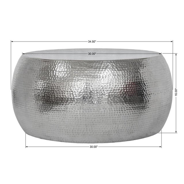 Metal Pasargad Home Eclipse Hand-Forged Coffee Table For Sale - Image 7 of 7