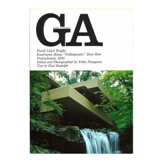 Frank Lloyd Wright: Kaufmann House, "Fallingwater", Book by Yukio Futagawa (Photographer), Paul Rudolph (Text) For Sale