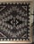 Early 20th Century Vintage Framed Two Grey Hills Navajo Indian Rug, 6.25 X 4.13 Ft For Sale - Image 10 of 13