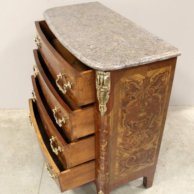 Antique Napoleon III Chest of Drawers, 1800s For Sale - Image 10 of 17