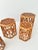 Hexagonal Rattan Stools in Geometric, Woven Lattice Design, 1970s, Set of 4 For Sale - Image 6 of 12