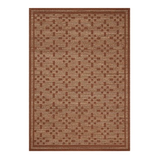 Chris Loves Julia x Loloi Judy Natural / Spice 5'-0" x 7'-6" Area Rug For Sale