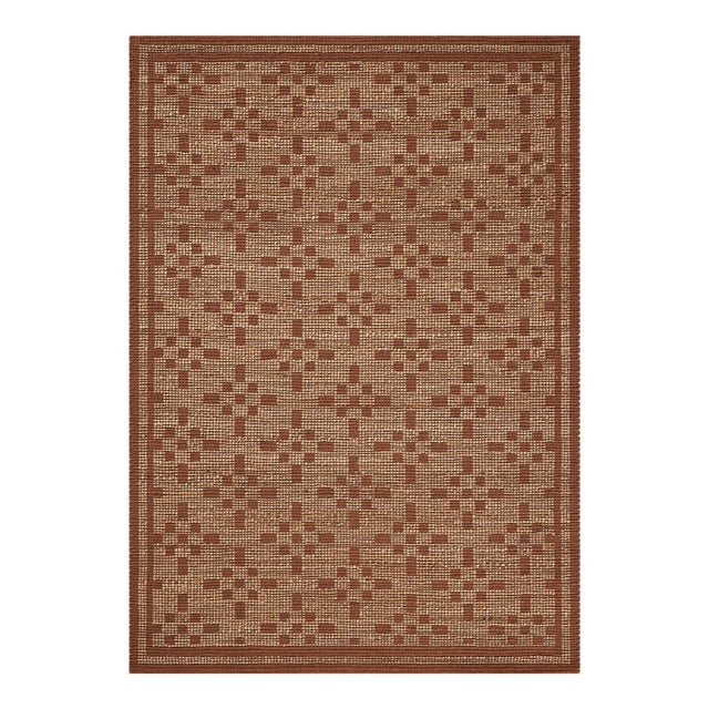Chris Loves Julia x Loloi Judy Natural / Spice 5'-0" x 7'-6" Area Rug For Sale