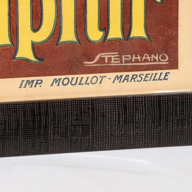 Art Nouveau Cigarettes Saphir Advertisement Poster For Sale - Image 11 of 13