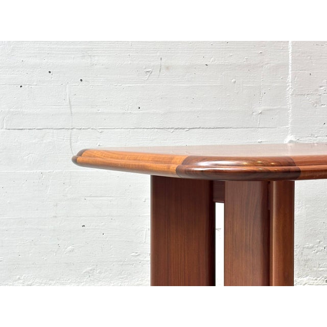 Mid-Century Curved Cherrywood Coffee Table, 1970s For Sale - Image 10 of 16