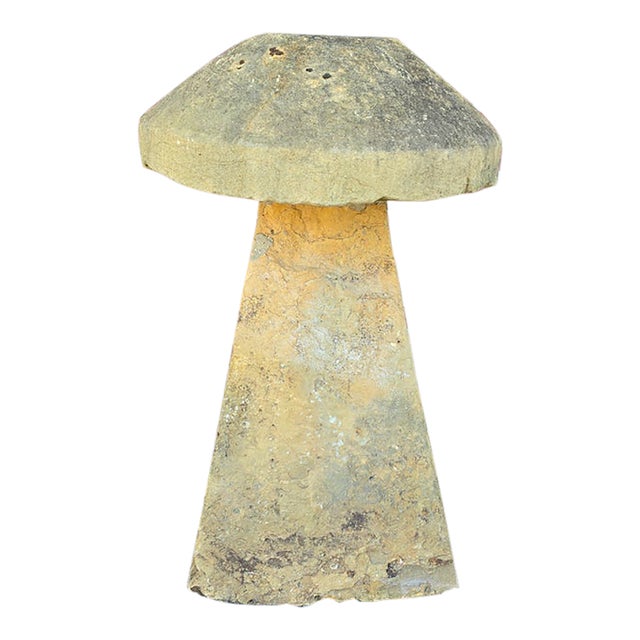 Old Limestone Carved Staddle Stone For Sale