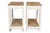 Farmhouse Custom Farmhouse Side Tables, a Pair For Sale - Image 3 of 9