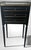 Late 19th Century Napoleon III Style French Night Stand in Black Lacquered Wood and Carrara Marble For Sale - Image 12 of 18