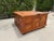 Farmhouse Vintage 39” Square Mexican Rustic Pine Trunk Cocktail Table For Sale - Image 3 of 13