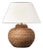 Marie Flanigan by Visual Comfort Signature Avedon 12" Cordless Accent Lamp in Natural Rattan with Linen Shade For Sale