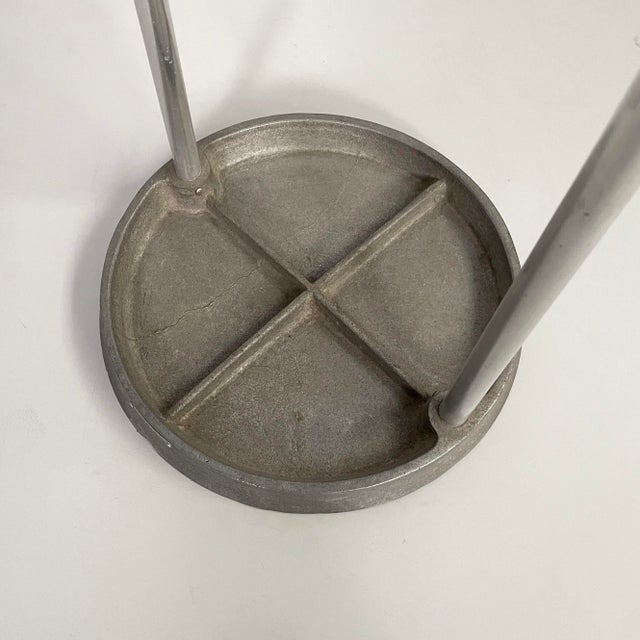 Italian Art Deco Round Umbrella Stand in Metal, 1930s For Sale - Image 15 of 18