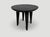 Andrianna Shamaris Minimalist Charred Round Side Table For Sale In New York - Image 6 of 18