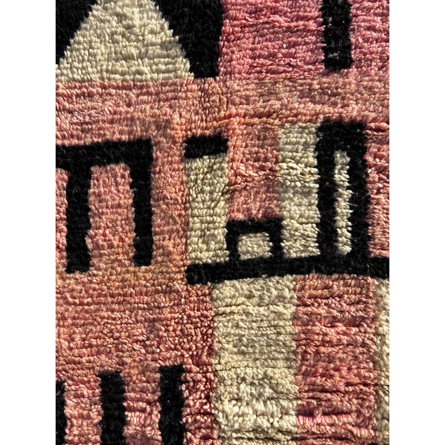 Colorful Moroccan Berber Rug – Handwoven Boujad Wool Carpet For Sale - Image 6 of 9