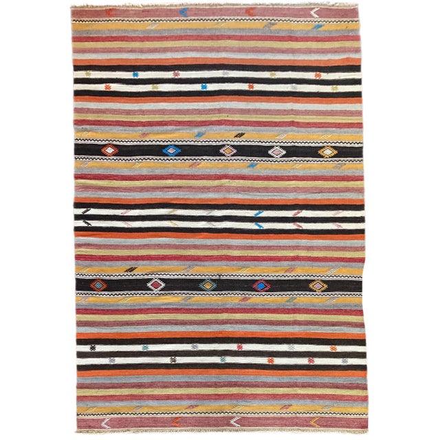 Vintage Anatolian Kilim Rug, 1960s For Sale - Image 16 of 16
