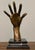 Metal Late 20th Century Signed Solid Bronze Surrealist Hand and Face Sculpture For Sale - Image 7 of 10
