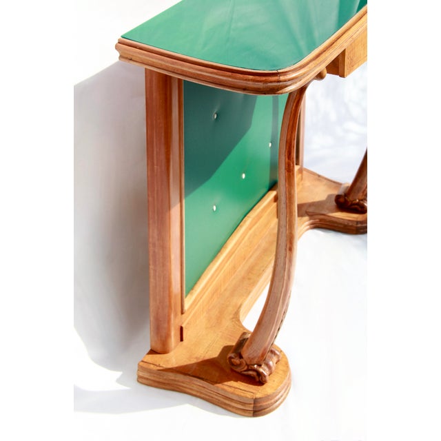 Vintage Art Deco Hall Table, Italy, 1950s For Sale - Image 6 of 18