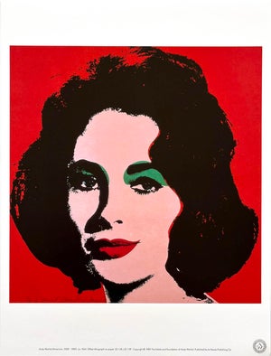 Andy Warhol Pop Art Elizabeth Taylor 1989