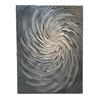 Je Hlobik Original Textural + Dimensional Painting, Signed For Sale