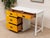 Mid 20th Century Campaign Mustard Desk For Sale - Image 9 of 10