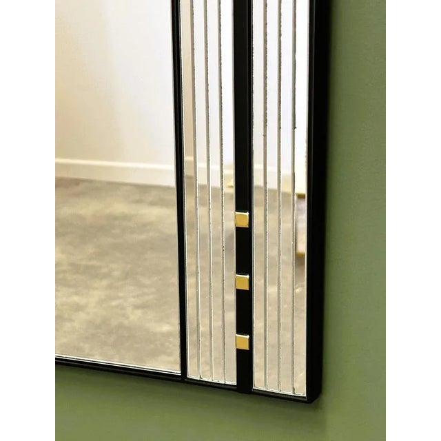 Postmodern Vintage Disco Wall Mirror by Deknudt, 1980s For Sale - Image 3 of 6