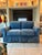Vintage Blue Jean Denim Slipcovered Sofa In the Manner of Ralph Lauren This generously scaled vintage sofa was sourced...