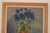 Olax, Blue Flower and Citrus, 1950s, Oil on Panel, Framed For Sale - Image 7 of 15