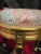 1960s Pink Footstool in Gold Leaf Stool Small Chair For Sale - Image 9 of 9
