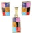 Mexican Sterling Silver Channel Inlay Multi-Stone Earrings W/ Matching Pendant .925 Mexico For Sale