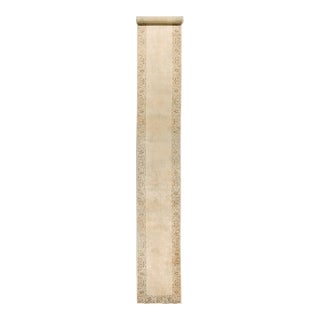 1900 - 1909 Antique Turkish Beige Sivas Runner 2'9 X 21'9 For Sale