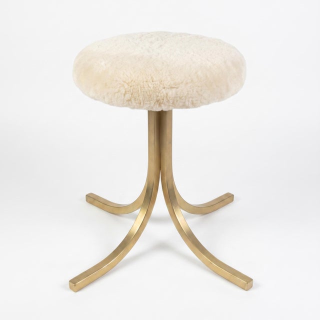 Metal Vintage Stools by Miguel Fisac, 1960, Set of 2 For Sale - Image 7 of 14