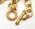 Chanel Vintage Gold Plated CC 3 Rings Large Pendant Chain Long Necklace For Sale In Los Angeles - Image 6 of 7