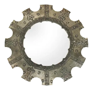 Italian Wrought Iron Mirror, 1950s