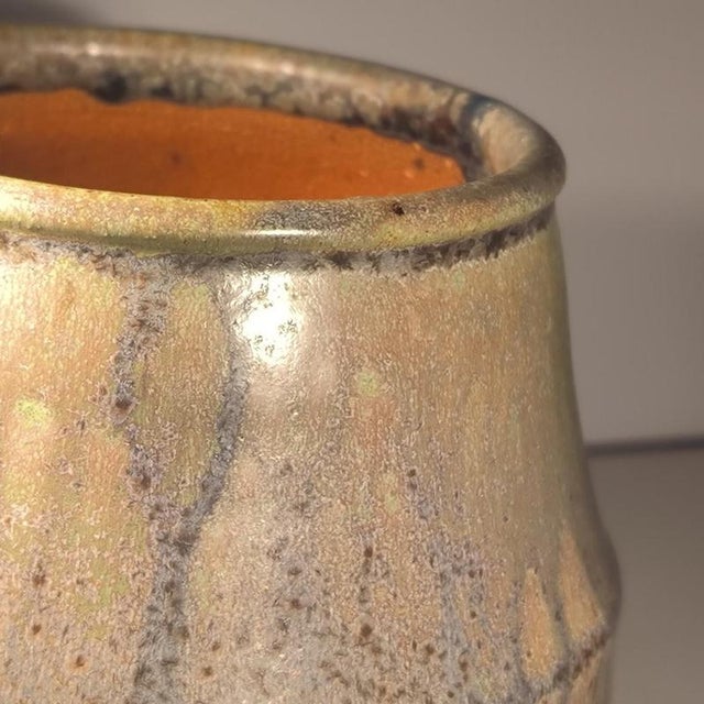 Vintage Art Deco Vase in Stoneware by Cris Agterberg & Roger Guerin, 1925 For Sale - Image 4 of 18
