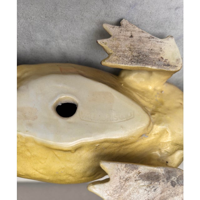 Large French Majolica Lizard Vallauris Circa 1950 For Sale - Image 12 of 12