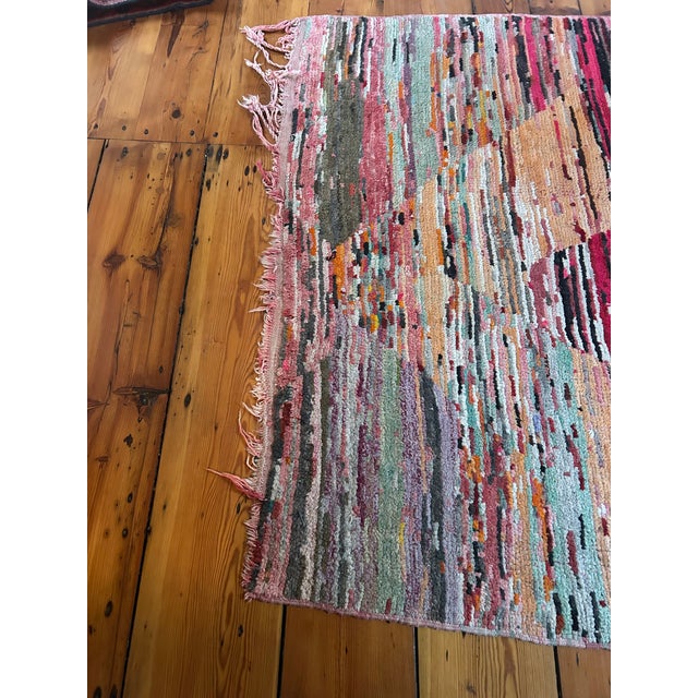Vintage Marrakesh Moroccan Hand Woven Rug For Sale - Image 10 of 13