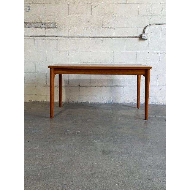 Vintage Rectangular Extendable Teak Dining Table Mid-Century Modern 1960s For Sale - Image 13 of 13