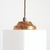 An unusual antique opaline pendant light in an art deco style . The light has a cube shaped opaline glass shades with...