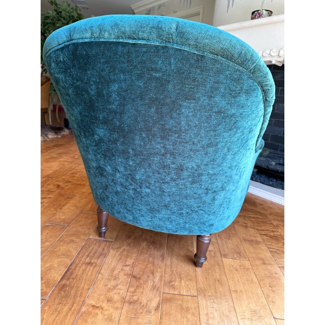 Emerald Emerald Green Chaise Longue For Sale - Image 8 of 9