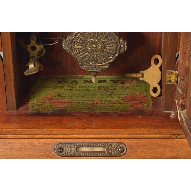 Antique E. Ingraham 'Pansy' Kitchen/Gingerbread Clock Chairish