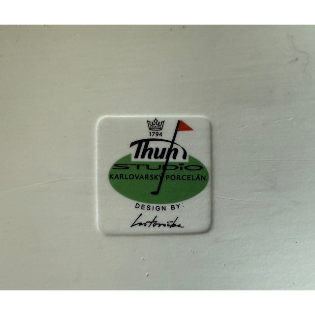 Vintage Karlovarsky Porcelain Thun Studio Novelty Golf Tea Set For Sale - Image 13 of 13