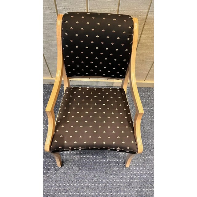 1990s Century Furniture Whitewash Birch Dining Chairs - Set of 8 For Sale In Boston - Image 6 of 11