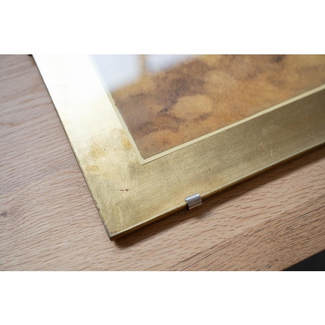 Black Still Lifes, 1970-1980, Watercolor and Gold Leaf, Set of 2 For Sale - Image 8 of 17